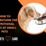 Dog nutritional requirement