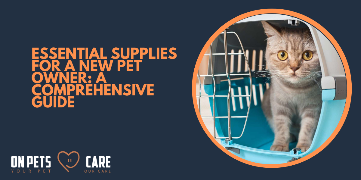 Essential Supplies for a New Pet Owner